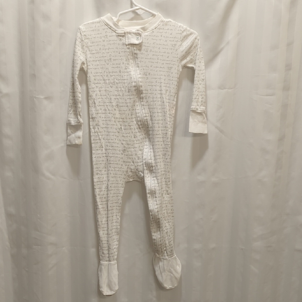 Burt's Bees Baby ABCs One Piece With Footies